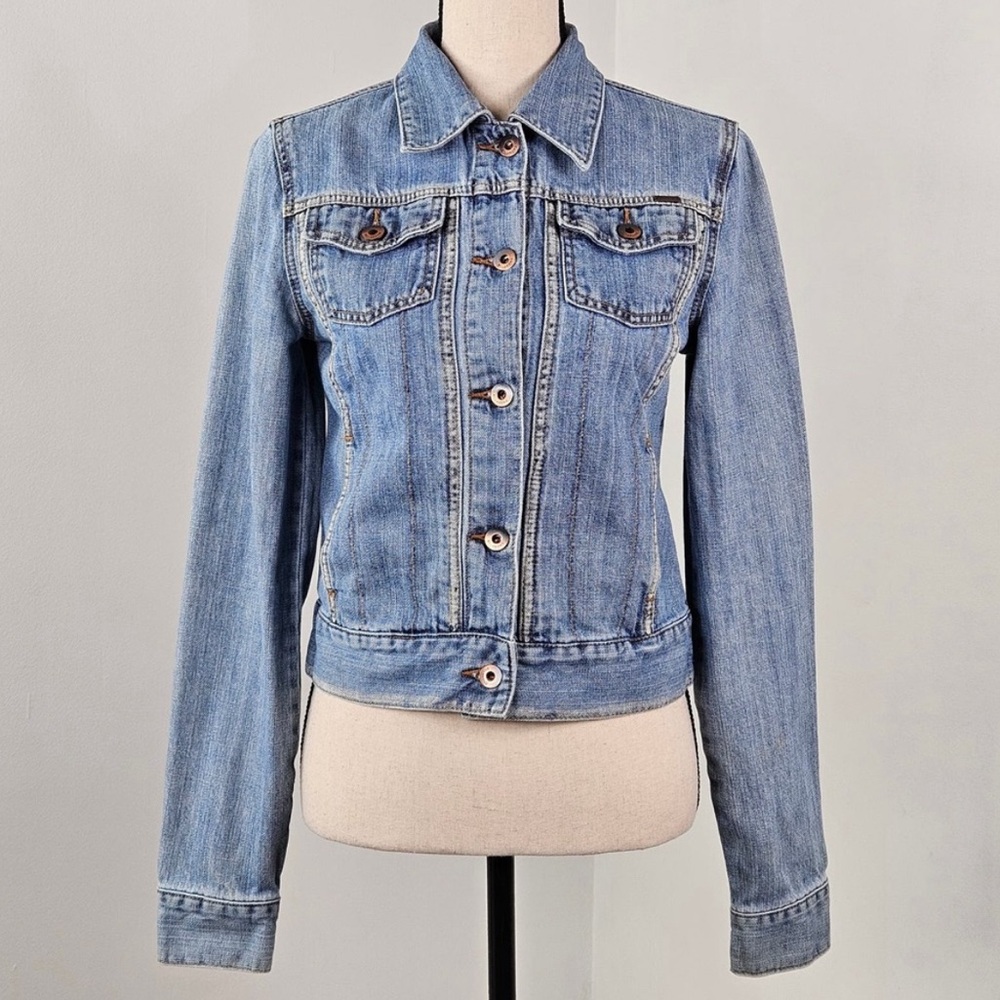 Billabong Light Blue Denim Jean Jacket | Women's Medium | FLAW